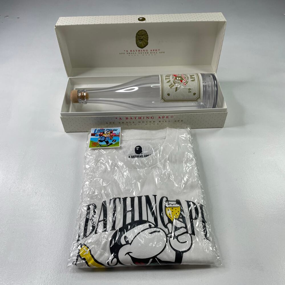 2012 Bape Card Members Exclusive Tee + Bottle | Size S